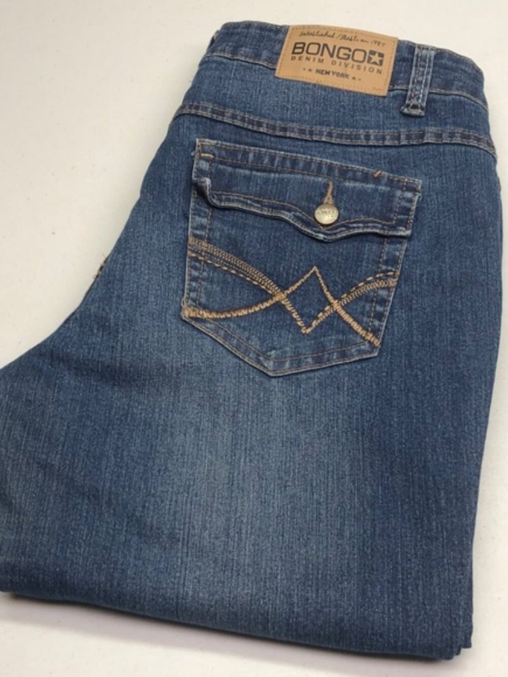 BONGO NEW YORK LOW RISE BOOTCUT JEANS 15/34x34 ⭐️